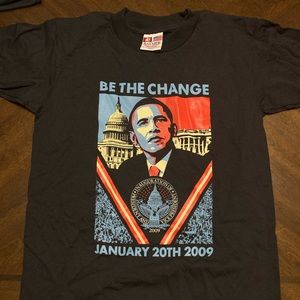 Bayside Obama 2009 commemorative inauguration shirt